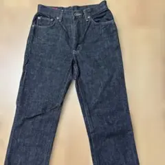 EDWIN ストレートデニム ダークブルー