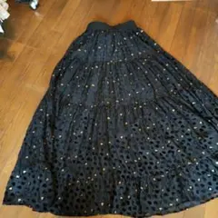 ハート柄フレアスカート