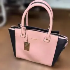 Samantha サマンサ　シュエット ピンク ブラック トートバッグ