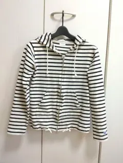 ORCIVAL オーチバル ボーダー柄 パーカー 綿素材 サイズ1のサムネイル