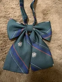 制服リボン・緑色ストライプリボン・ネクタイ
