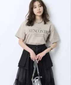 24SS JUSGLITTY クロップドロゴTシャツ ジャグリッティーのサムネイル