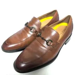 COLE HAAN ビットローファー ブラウン レザー 美品 ビジネス
