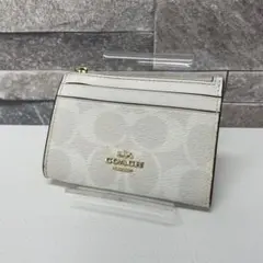 ウ*子様 COACH ホワイト フラグメントケース