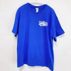 デルタ Ｔシャツ クルーネック ロゴ ユニセックス Ｌ 青 コットン カジュアルのサムネイル