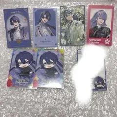 長尾景　弦月藤士郎　7点セット　V△LZ にじさんじ　まとめ売り　チェキ　カード