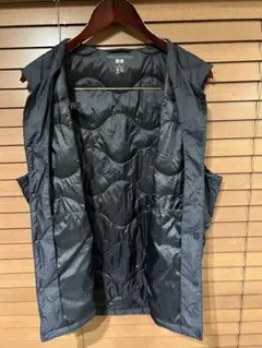 ウルトラライトダウンコンパクトベスト(ウェーブキルト)サイズXL