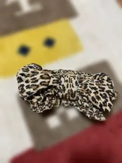 非売品/新品未使用 NINEヒョウ柄 ヘアターバン