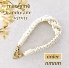 オーダー受付✿︎ スマホストラップ ストラップ ハンドストラップ ハンドメイド