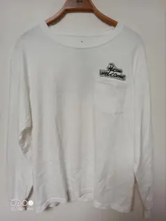PSICOM ポケット ロングスリーブ Tシャツ