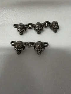 THIRTEEN DESIGNS スカルチェーン キーホルダー シルバー925 - メルカリ
