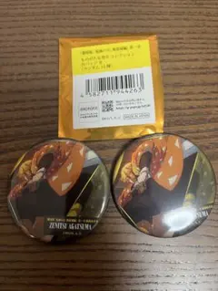 鬼滅の刃 ものがたる背中コレクション 善逸 缶バッジ 2個セット