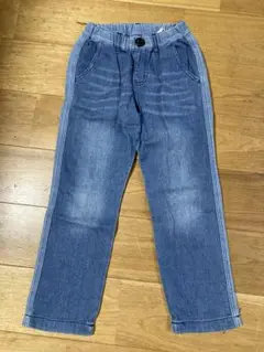 BREEZE デニムブルー ストレートパンツ 120