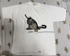 クリバンキャット Tシャツ 猫 ハワイ購入 レア 未使用タグ付き ホワイト
