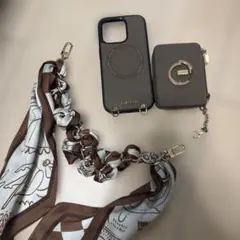 CUSTYPE iPhone16proケース ストラップ付き