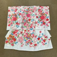 お宮参り　産着　掛け着　白