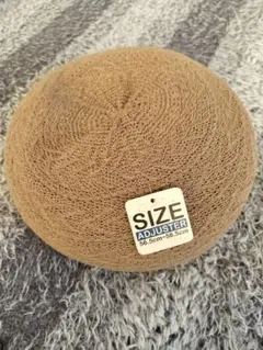 ベレー帽 　織柄　フリーサイズ　ポリエステル100%