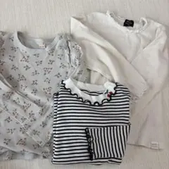 女の子　長袖カットソー　Tシャツ　120cm 3点セット　petitmain他