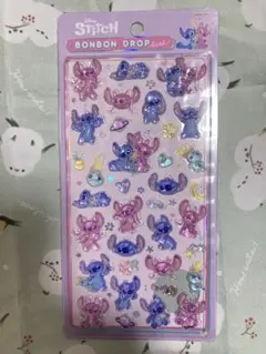 ボンボンドロップシール　スティッチ&エンジェル