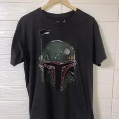 DISNEY PARKS STARWARS ボバフェットTシャツ　ダークグレー