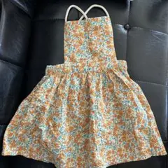 zara 花柄ストラップ付きワンピース 104cm 3-4歳