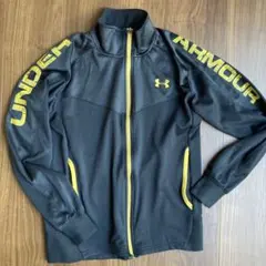 UNDER ARMOUR ジャージ ジャケット SM 黒/黄色　アンダーアーマー