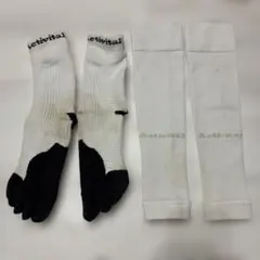 Activital 5本指ソックス ホワイト/ブラック