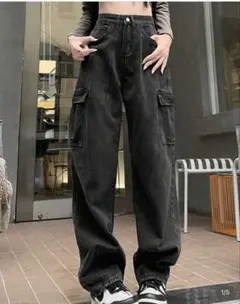 SHEIN ハイウェストデニム