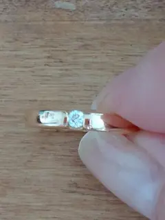 ROYAL ORDER 18K 1粒ダイヤ ゴールドリングのサムネイル