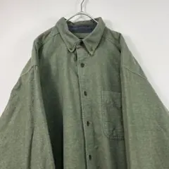 USA古着 woolrich ウールリッチ シャモア シャツ グリーングレー