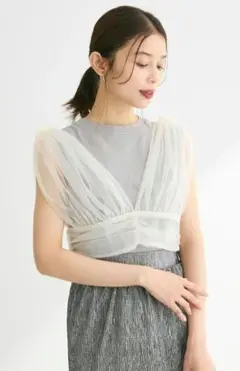 ビスチェ　新品　バックレース　ELENCARE DUE