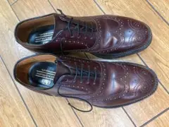 中古 貴重！コードバン　ウィングチップ　ジョンストンマーフィー内羽根２５．０