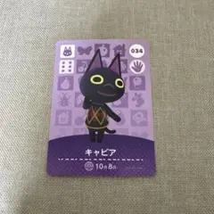 任天堂　Nintendo どうぶつの森　amiiboカード　キャビア