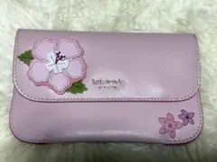 【新品未使用】レア！ ケイトスペード ハワイ限定 ピンク　フラットポーチ　財布