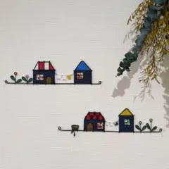 ワイヤーアート・クラフト　可愛い家のモチーフ