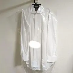 洋服の青山　ウイングカラードレスシャツ　長袖　クリーニング済み　結婚式