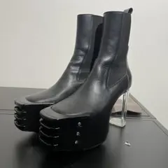 Rick Owens grilled kiss boots 44 black - メルカリ