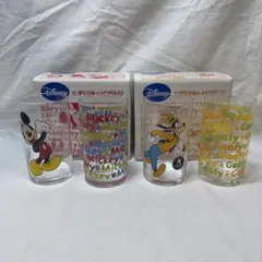 ディズニー ミッキーマウス グーフィー グラスセット 各2個入り