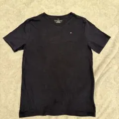 TOMMY HILFIGER ネイビー 半袖Tシャツ S〜M相当　刺繍