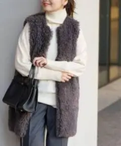 ジャーナルスタンダード　フェイクファー　ベスト