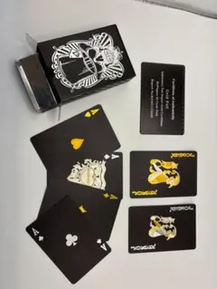 PVC ブラックトランプセット　スカルデザイン