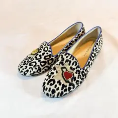 ツモリチサト WALK レオパード ハラコ パンプス22.5のサムネイル