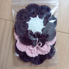 花形コースター 4枚セット