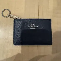 COACH かさばる財布を持ち歩きたくない時に❤︎ カード・コインケース ネイビー