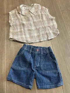 バースデイ　テータテート　半袖　トップス　パンツ　2点セット　100cmのサムネイル