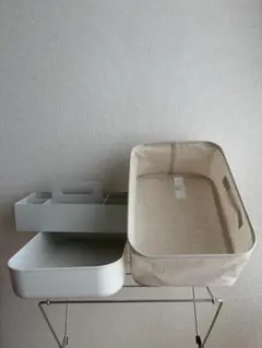 【無印】収納ケース3点セット（キャリーボックス、ソフトボックス、やわらかケース）