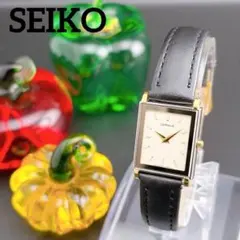 希少】オールドセイコー ポルテ タンクスクエア グレー クォーツ