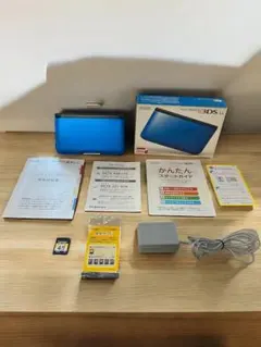 ニンテンドー3DS LL 本体ブルー×ブラックモンハン4ソフト付き