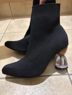 RANDA ストレッチヒール コンシャスショートブーツ