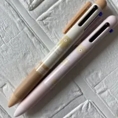 【2本】「モコモカ」3色ボールペン+シャープ